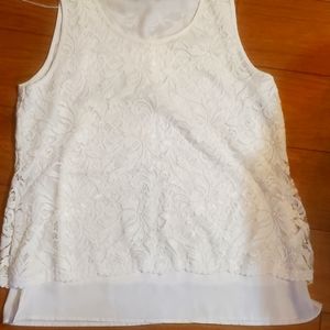 Lace overlay top